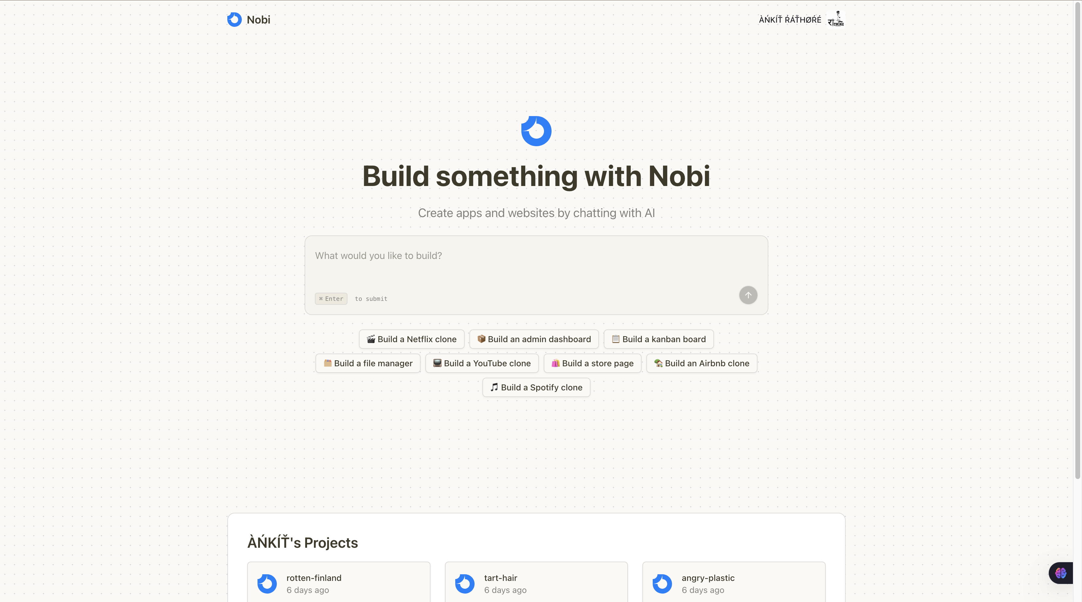AI-Based Website Builder (Nabi.ai)